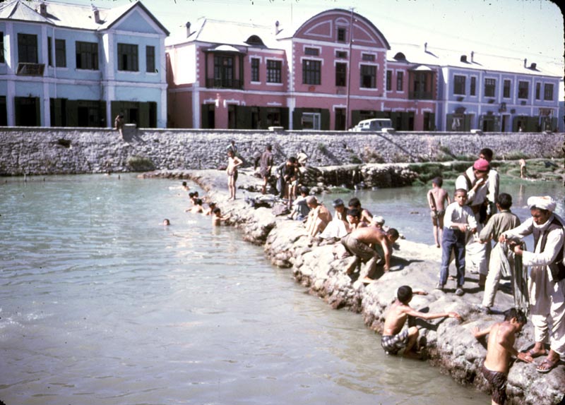 Kabul Fluss, Zentrum Kabul